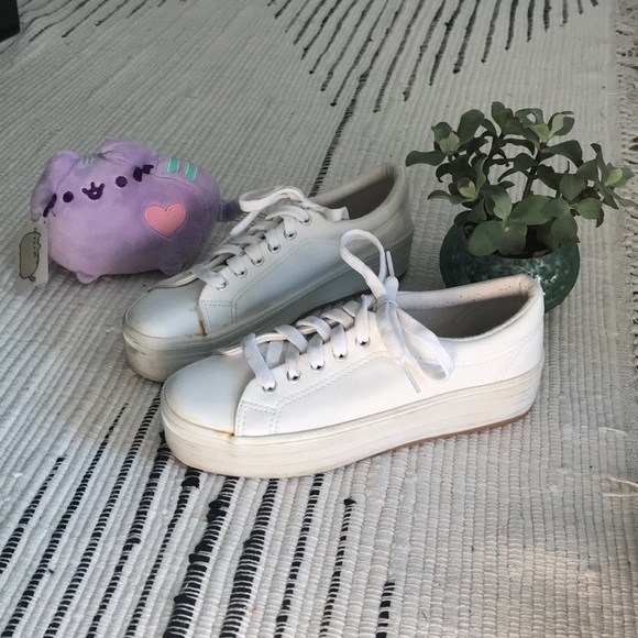 Hanes Shoes 5 Platform White Courts Guc Poshmark